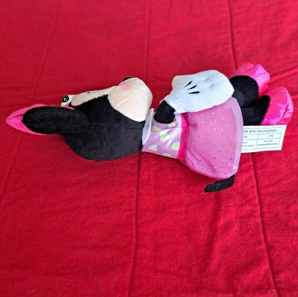 11" Disney Minnie Mouse Plush Toy  Dressed In Pink 🎀 - Picture 5 of 8